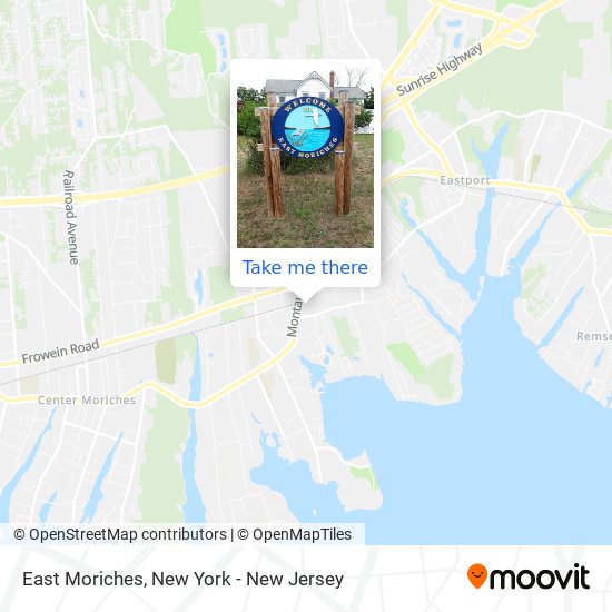 East Moriches map