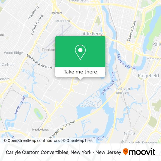 Carlyle Custom Convertibles map