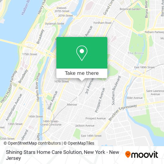 Mapa de Shining Stars Home Care Solution