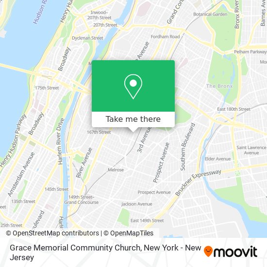 Grace Memorial Community Church map
