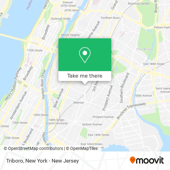 Triboro map