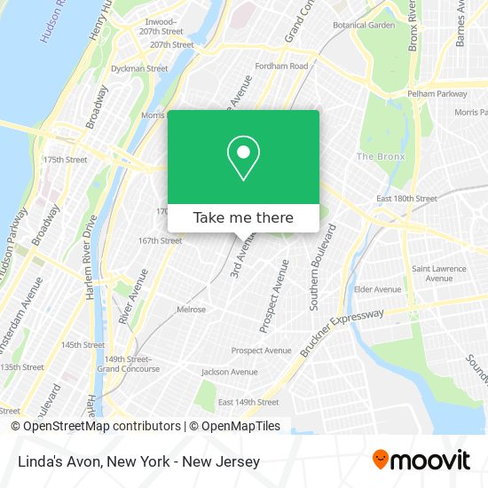 Linda's Avon map