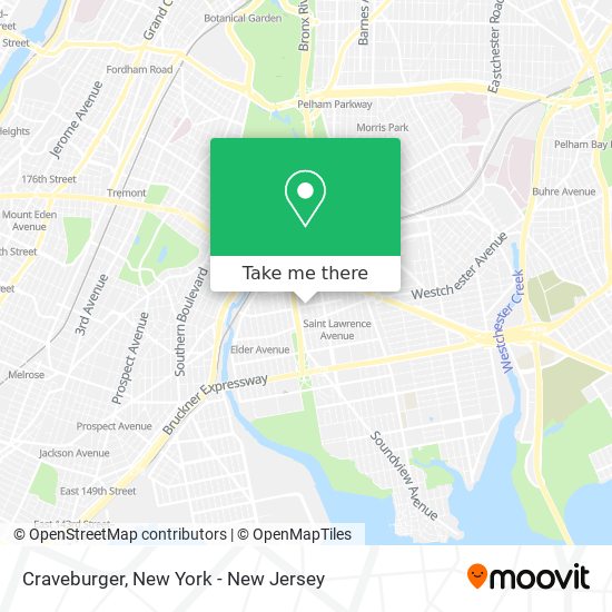 Craveburger map