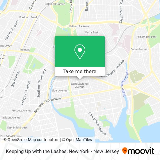 Keeping Up with the Lashes map