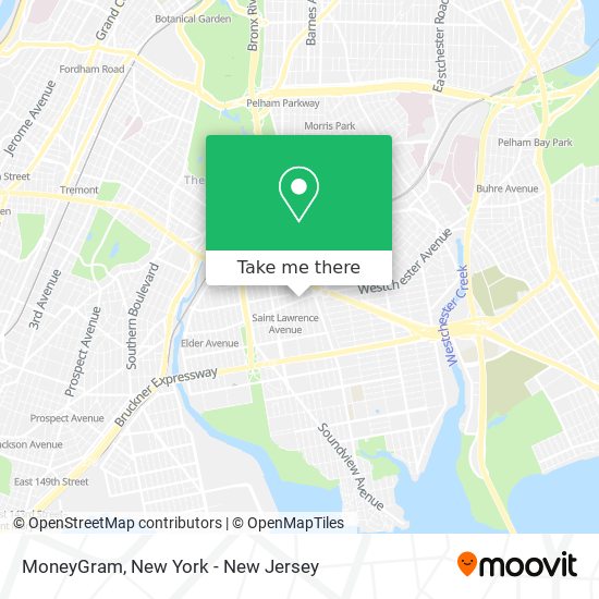 MoneyGram map