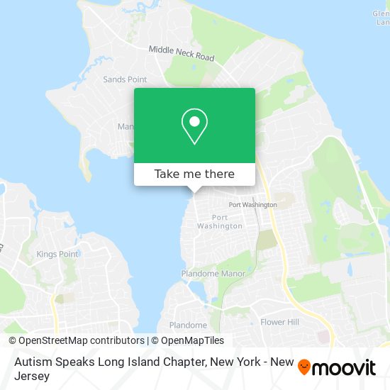 Mapa de Autism Speaks Long Island Chapter