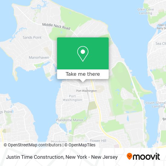 Justin Time Construction map