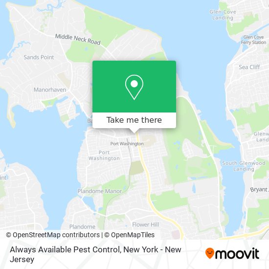 Always Available Pest Control map