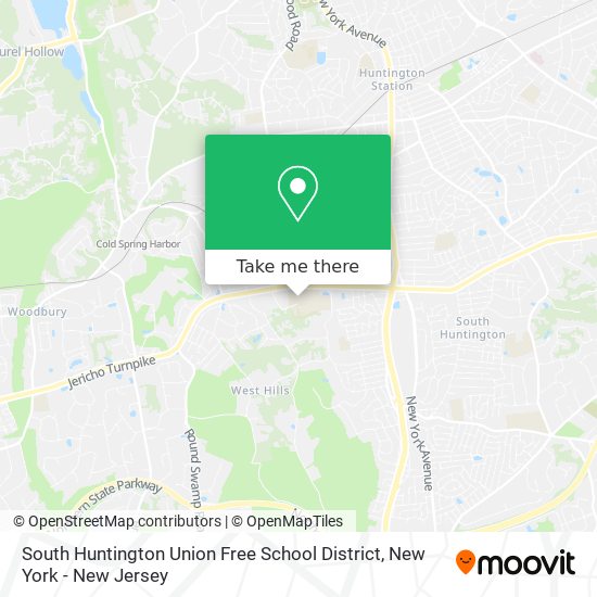 Mapa de South Huntington Union Free School District
