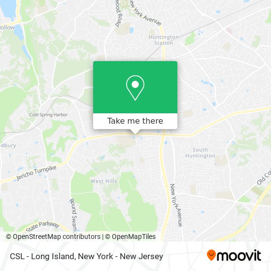 Mapa de CSL - Long Island
