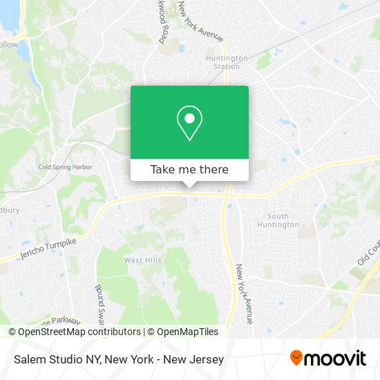 Mapa de Salem Studio NY
