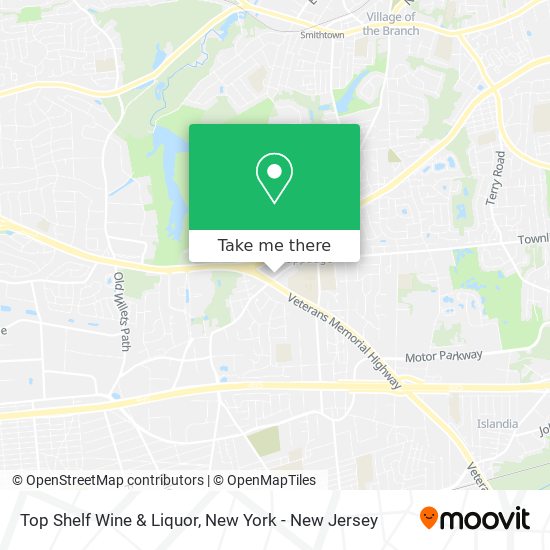 Top Shelf Wine & Liquor map