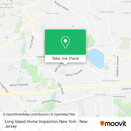 Long Island Home Inspection map