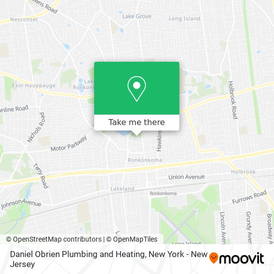 Daniel Obrien Plumbing and Heating map