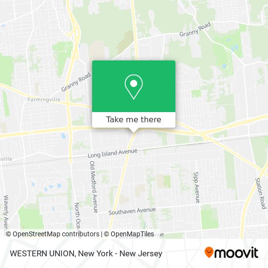 WESTERN UNION map