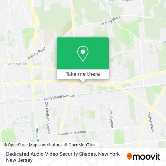 Mapa de Dedicated Audio Video Security Shades