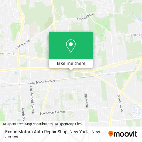 Exotic Motors Auto Repair Shop map