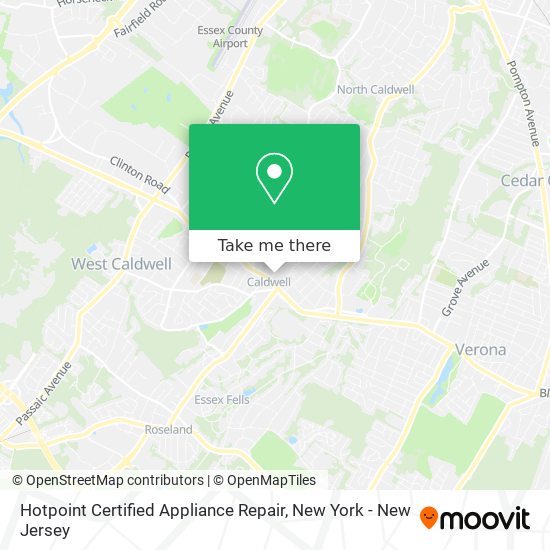 Mapa de Hotpoint Certified Appliance Repair