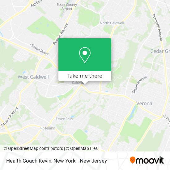 Health Coach Kevin map