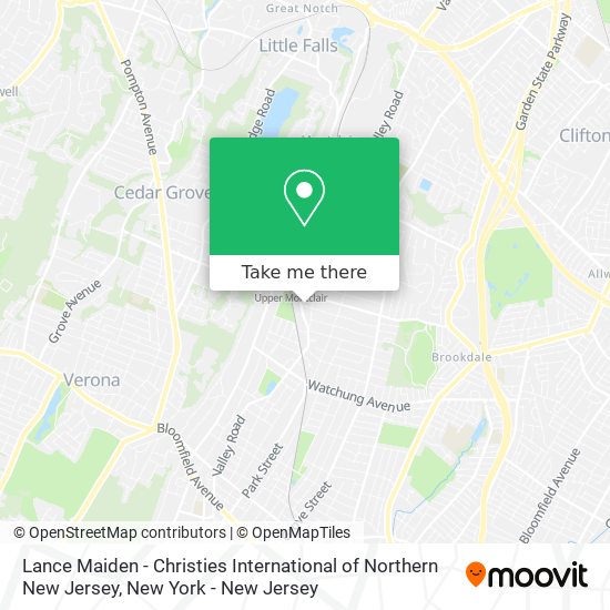 Mapa de Lance Maiden - Christies International of Northern New Jersey