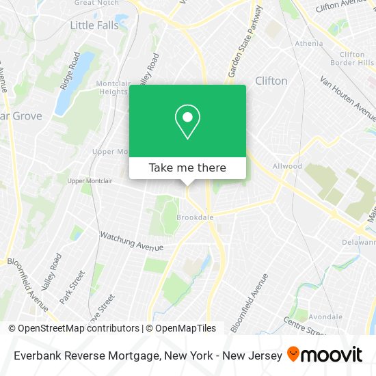 Everbank Reverse Mortgage map