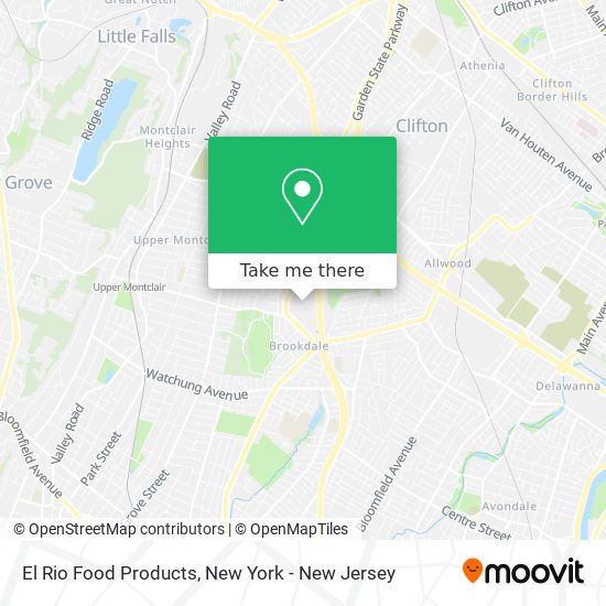 El Rio Food Products map