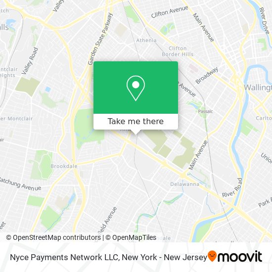 Mapa de Nyce Payments Network LLC