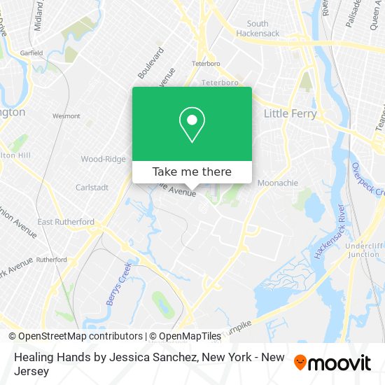 Mapa de Healing Hands by Jessica Sanchez