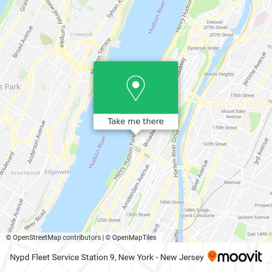 Nypd Fleet Service Station 9 map