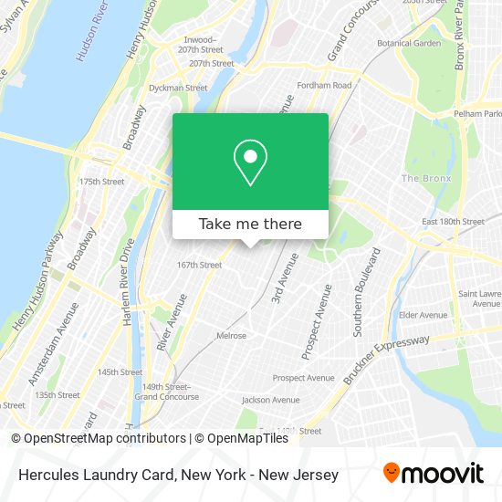 Mapa de Hercules Laundry Card