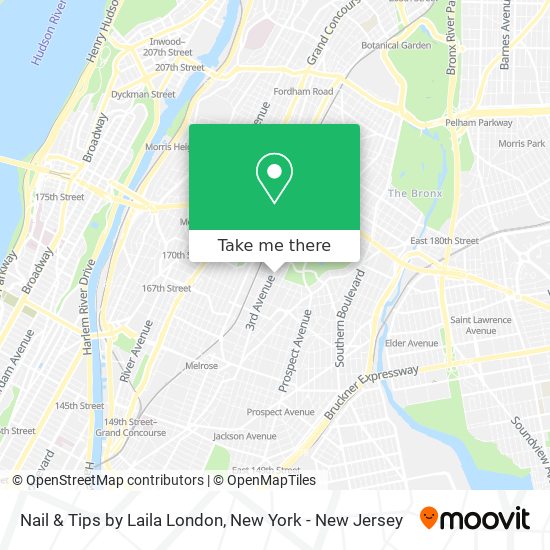 Mapa de Nail & Tips by Laila London