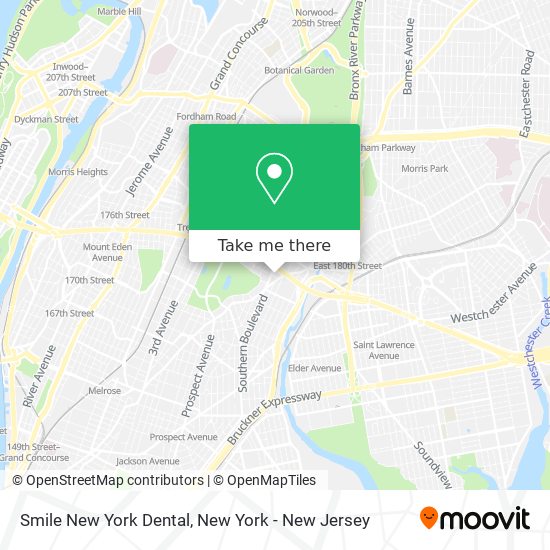 Smile New York Dental map