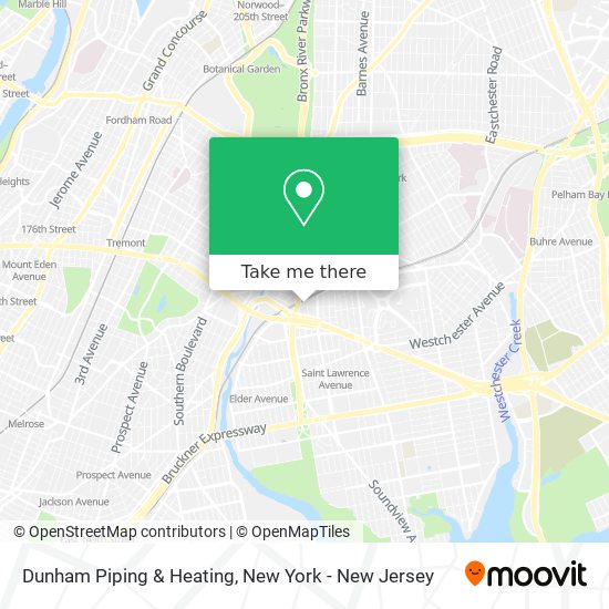 Dunham Piping & Heating map