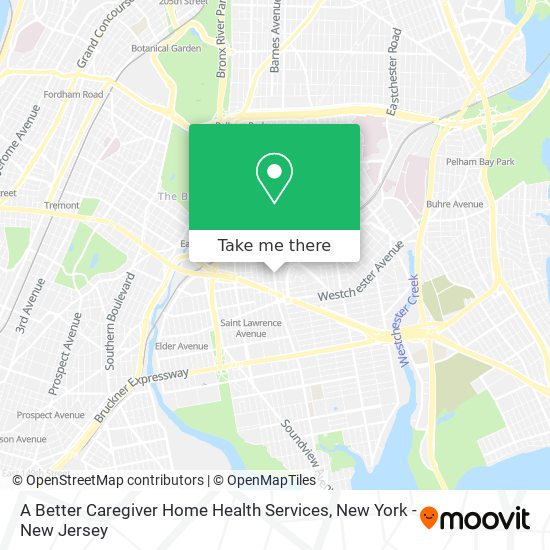 Mapa de A Better Caregiver Home Health Services