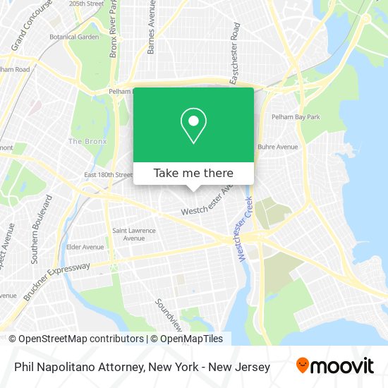 Phil Napolitano Attorney map