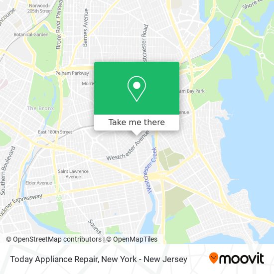 Mapa de Today Appliance Repair