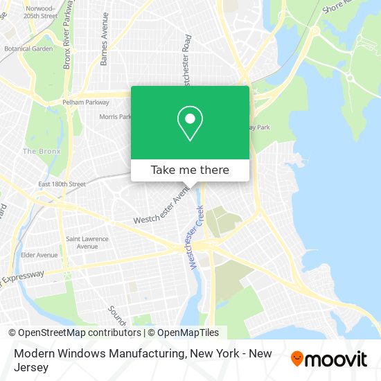 Modern Windows Manufacturing map