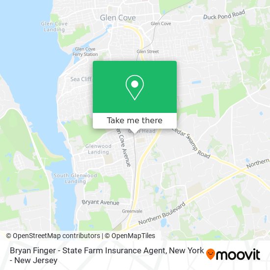 Bryan Finger - State Farm Insurance Agent map