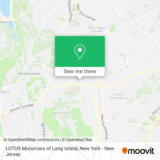 LOTUS Motorcars of Long Island map