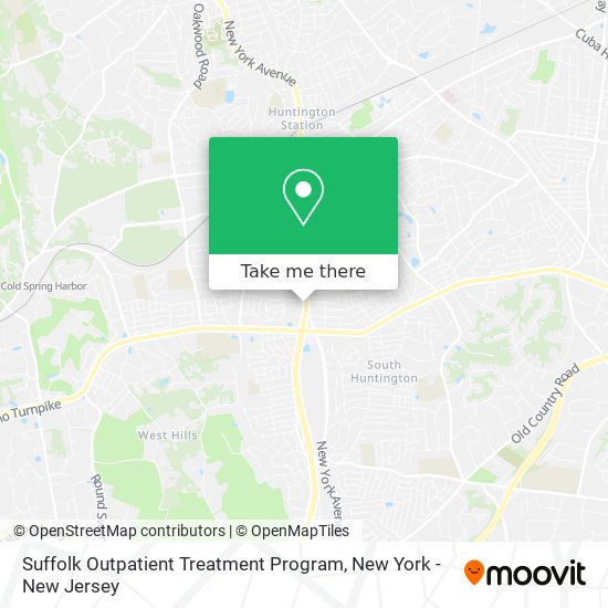 Suffolk Outpatient Treatment Program map