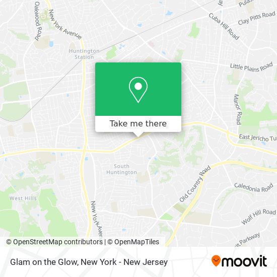 Glam on the Glow map