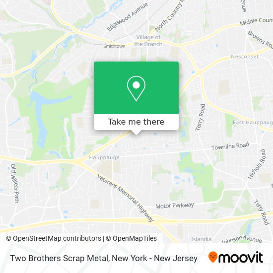 Mapa de Two Brothers Scrap Metal