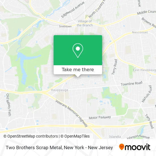 Two Brothers Scrap Metal map