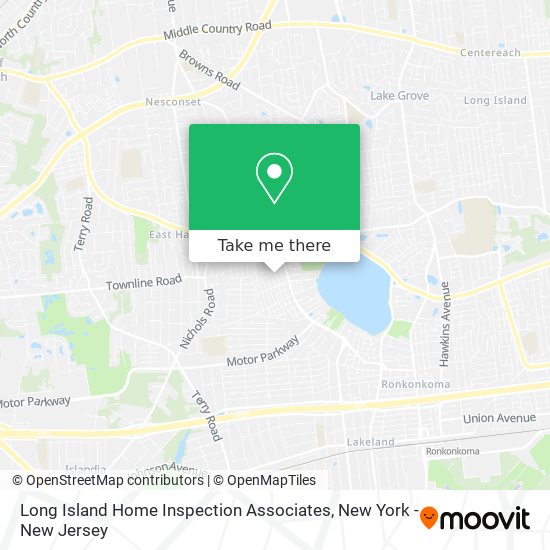 Long Island Home Inspection Associates map