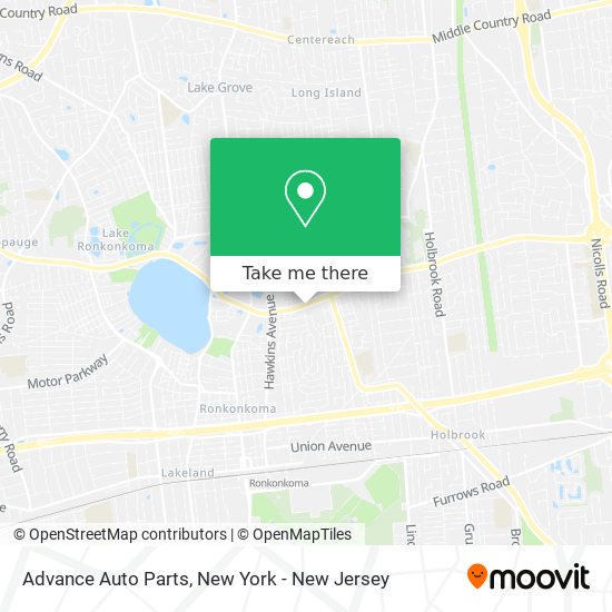 Advance Auto Parts map