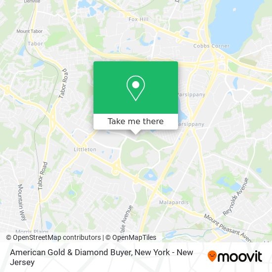 American Gold & Diamond Buyer map