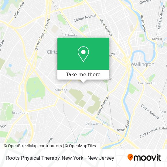 Roots Physical Therapy map