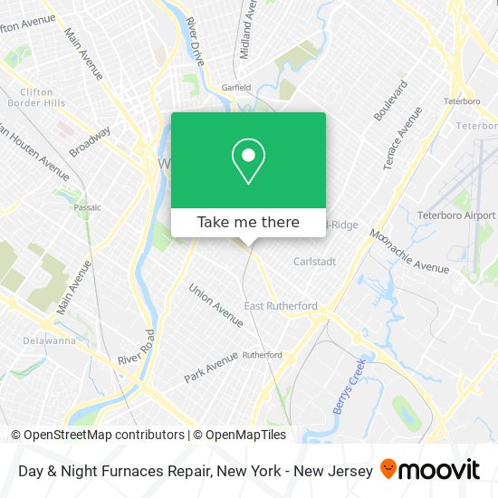 Day & Night Furnaces Repair map