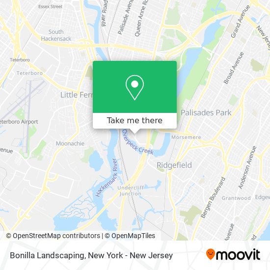 Bonilla Landscaping map