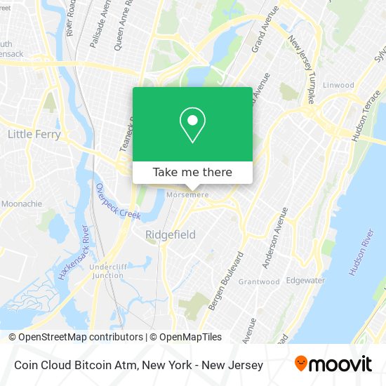 Mapa de Coin Cloud Bitcoin Atm